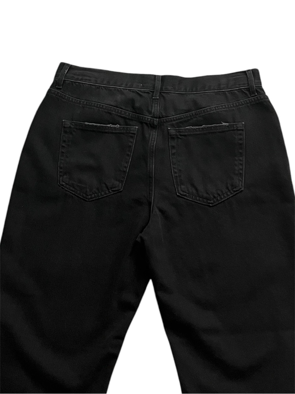 We The Free Maggie Mid-Rise Distressed Crop Jeans - Black - Picture 7 of 10
